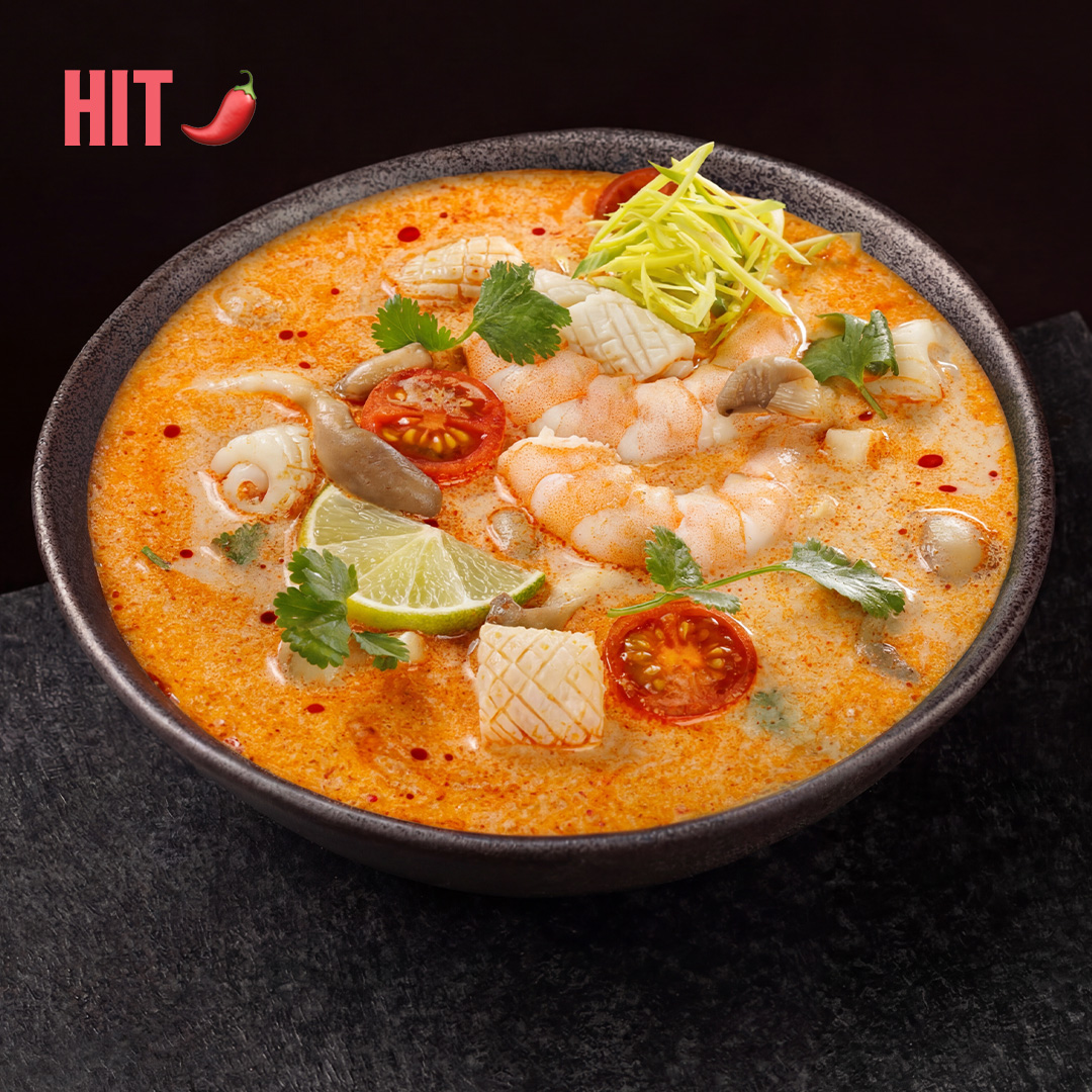 Том Ям с морепродуктами Том Ям